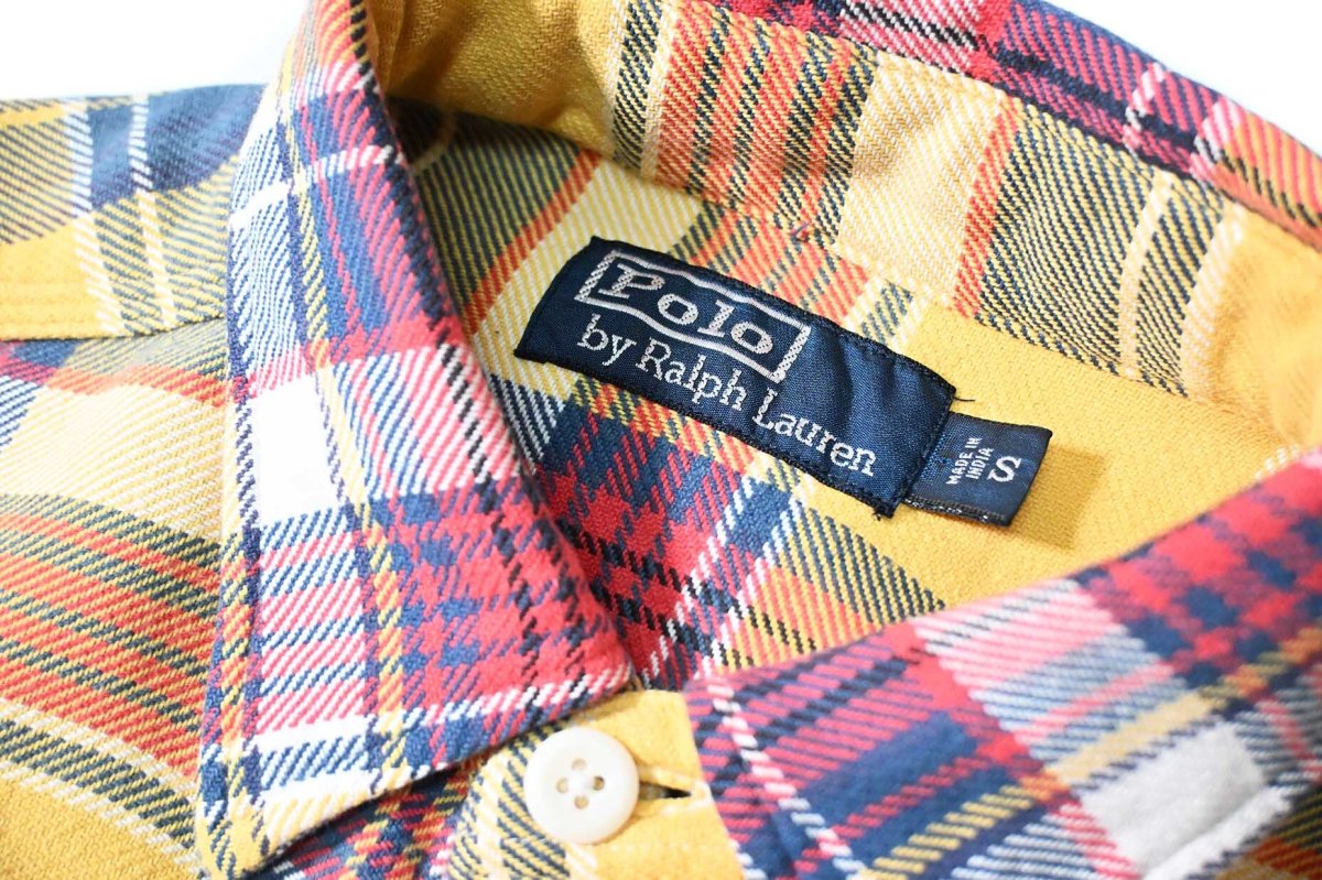 画像4: 90-00s Used Polo Ralph Lauren Flannel Shirt (4)