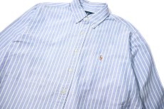 画像2: 90-00s Used Ralph Lauren Stripe B/D Shirt "Classic Fit" (2)
