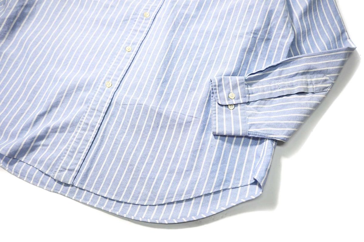 画像3: 90-00s Used Ralph Lauren Stripe B/D Shirt "Classic Fit" (3)