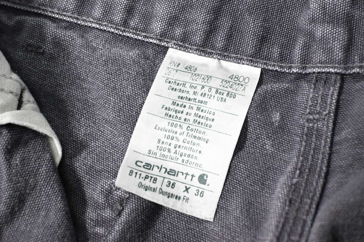 画像6: Used Carhartt Customized Duck Jorts Petrol Blue (6)