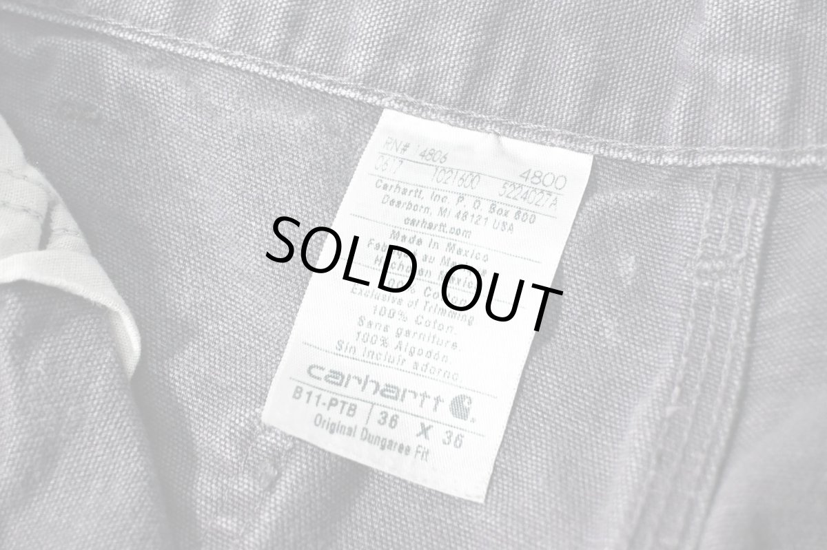 画像6: Used Carhartt Customized Duck Jorts Petrol Blue (6)