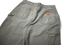 画像4: Used Carhartt Customized Duck Jorts Moss (4)