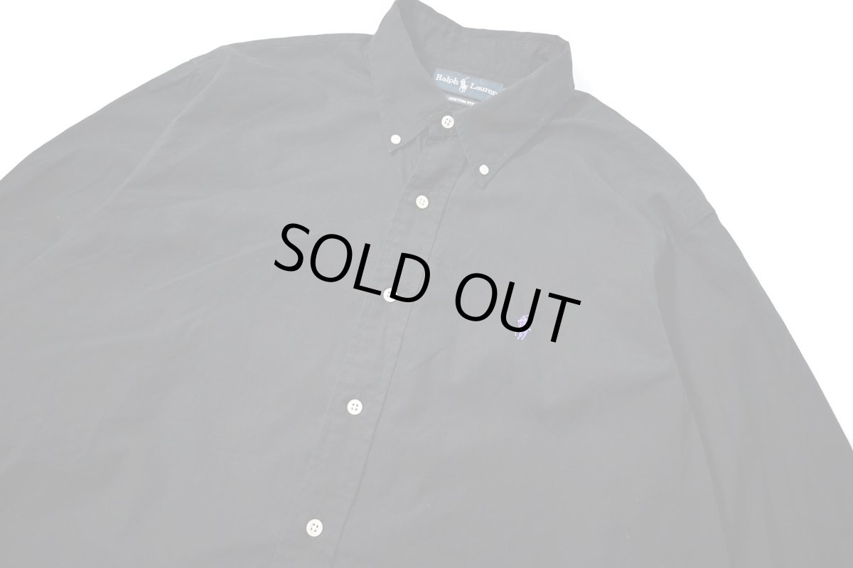 画像2: 90-00s Used Ralph Lauren Broad B/D Shirt "Custom Fit" (2)