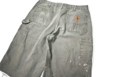 画像4: Used Carhartt Customized Duck Jorts Moss (4)