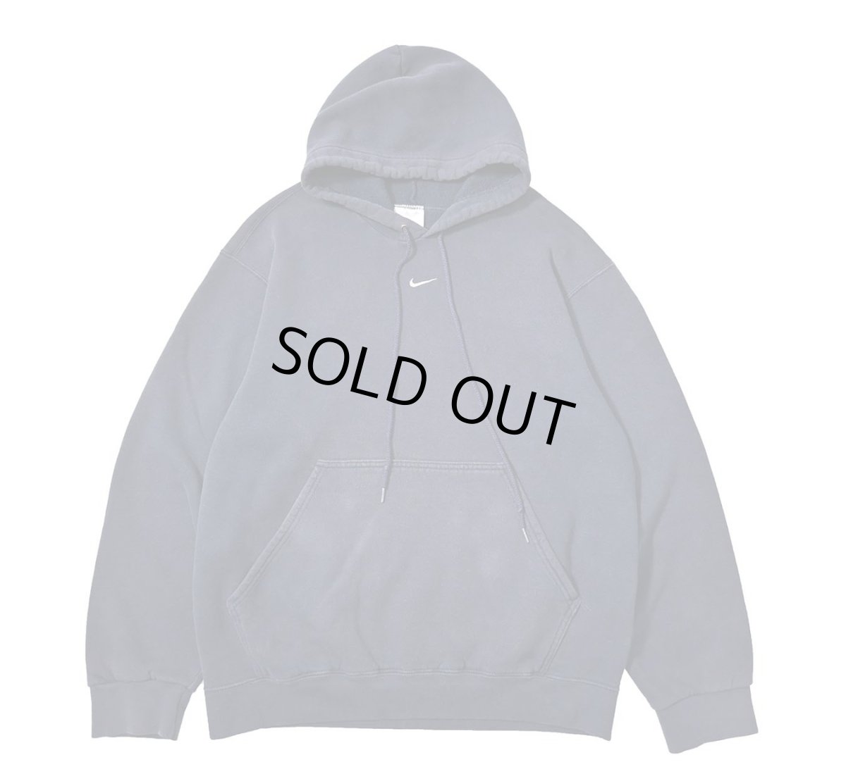 画像1: 90-00s Used Nike Center Swoosh Sweat Hoodie Navy (1)