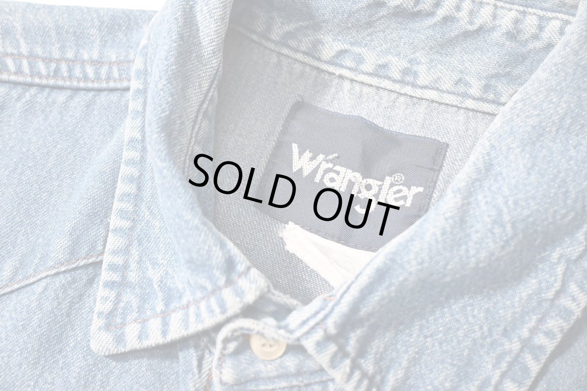 画像5: 90s Used Wrangler Denim Western Shirt (5)
