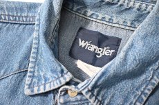 画像5: 90s Used Wrangler Denim Western Shirt (5)