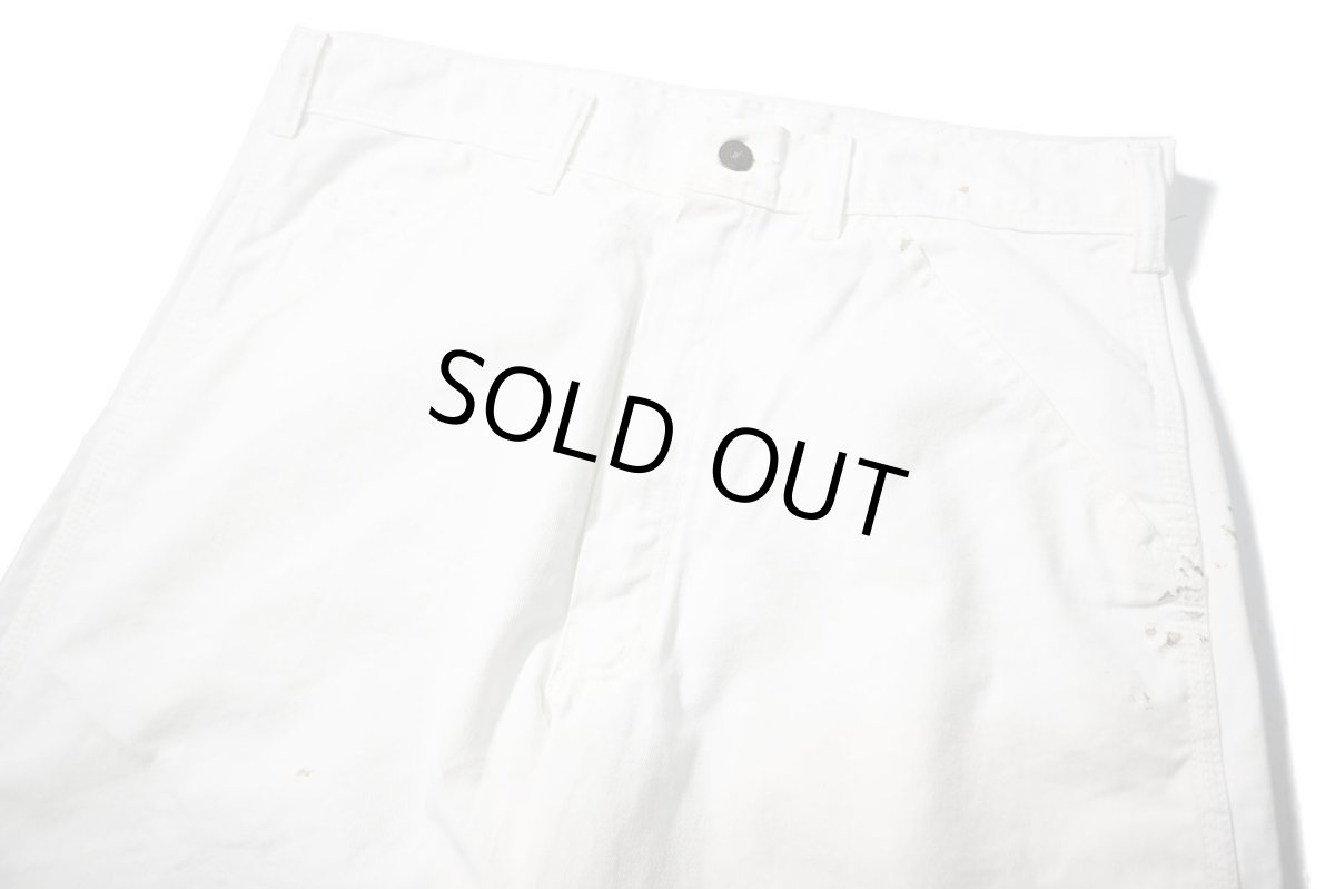 画像2: Used Stan Ray Painted Painter Pants White made in USA (2)