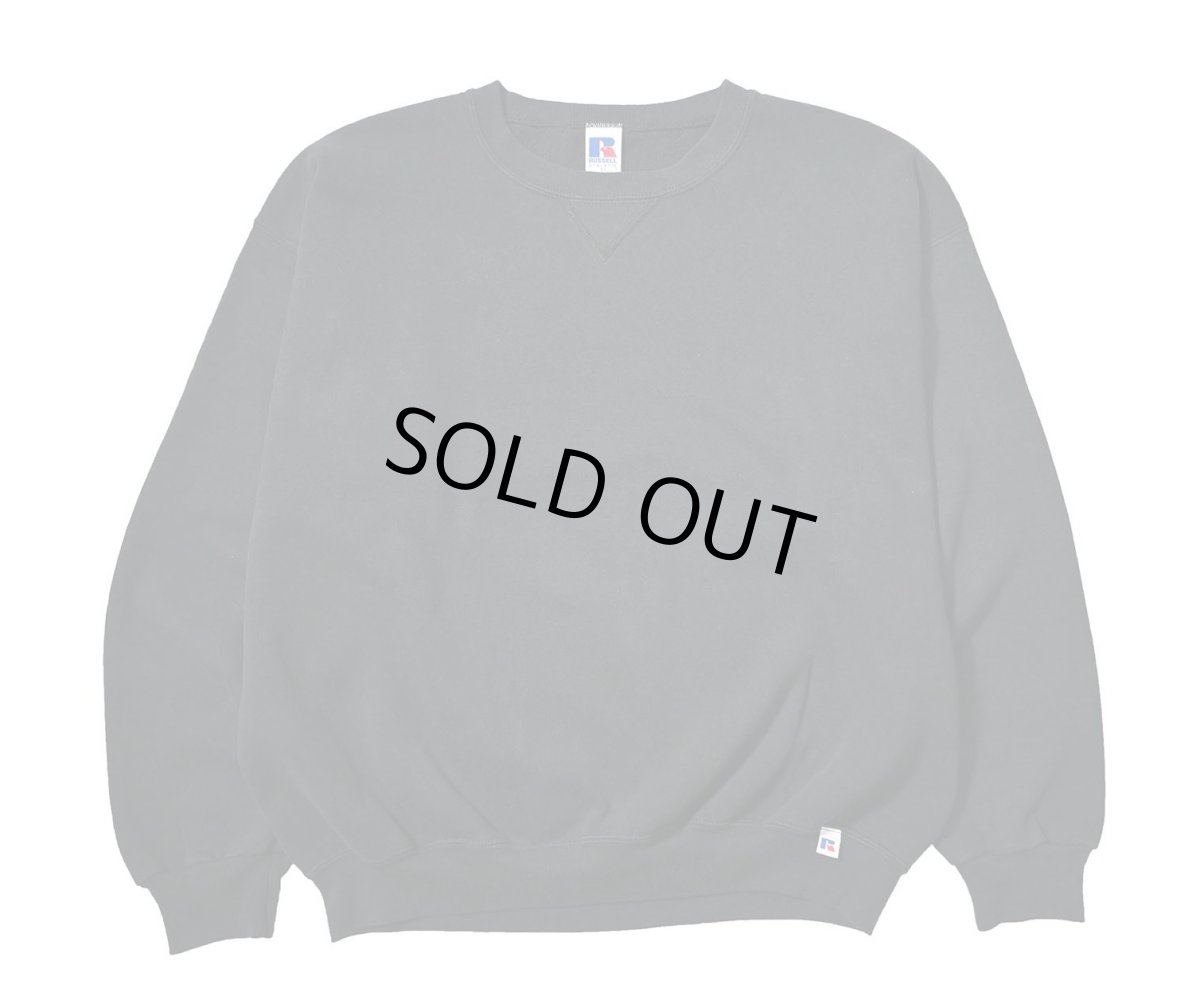 画像1: 90s Used Russell Athletic Blank Sweat Shirt Black (1)
