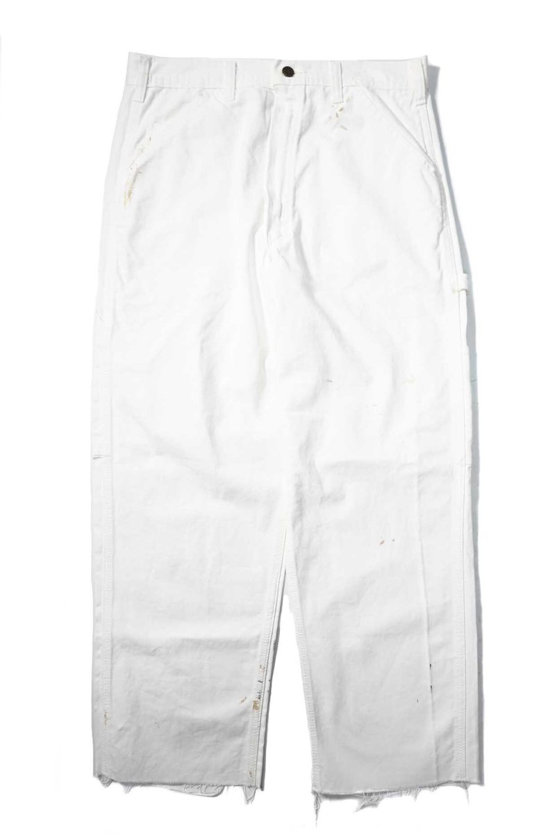 画像1: Used Stan Ray Painted Painter Pants White made in USA (1)
