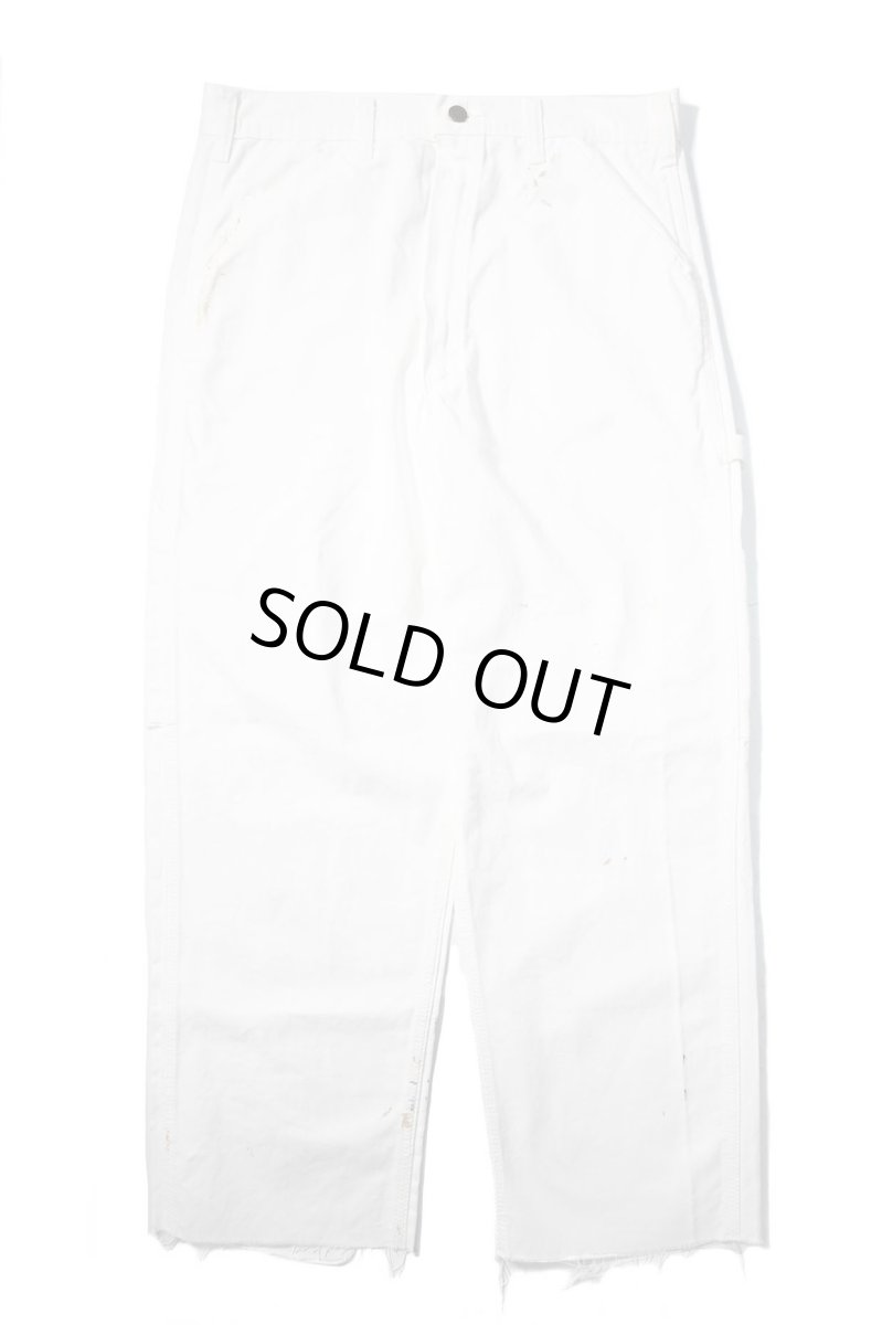 画像1: Used Stan Ray Painted Painter Pants White made in USA (1)