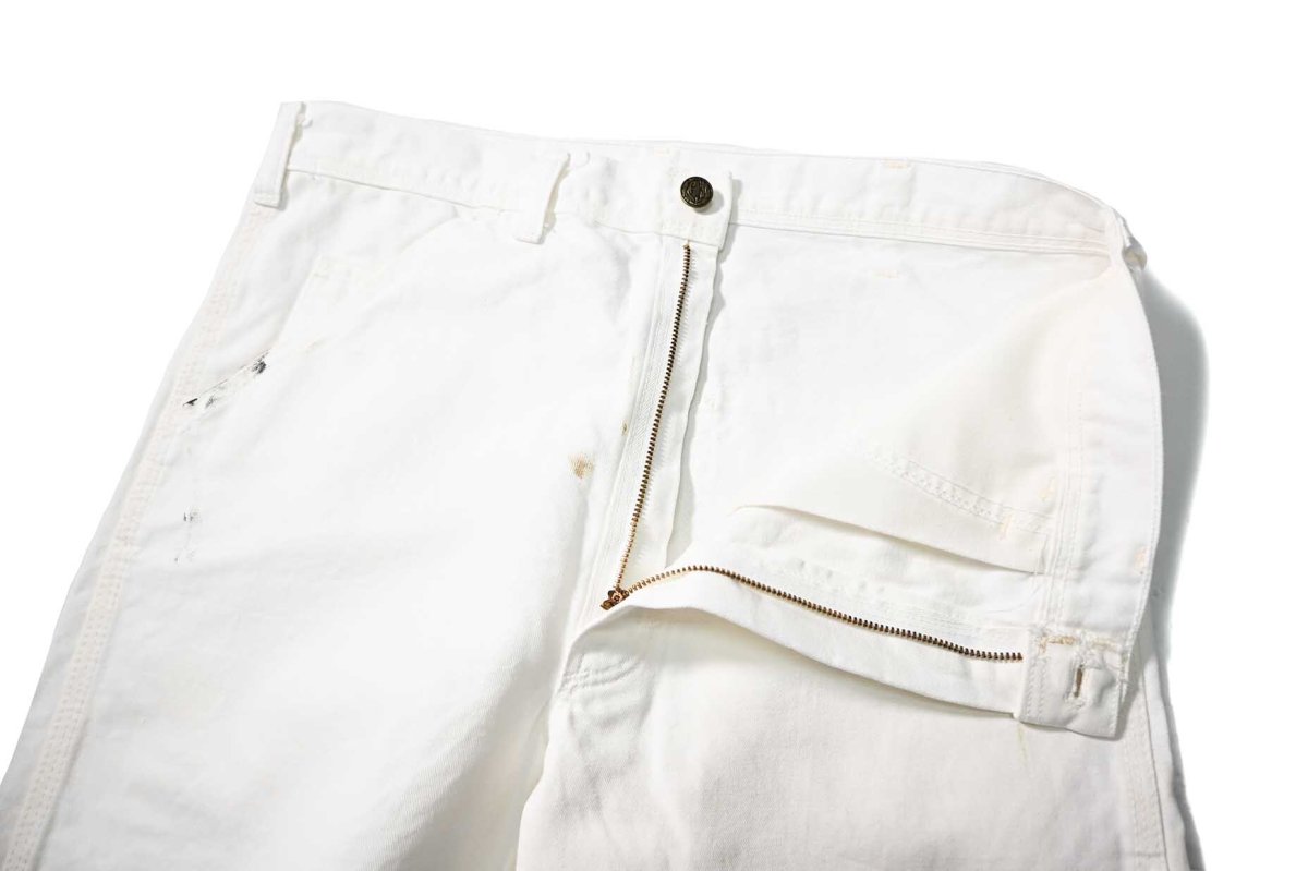 画像5: Used Stan Ray Painted Painter Pants White made in USA (5)