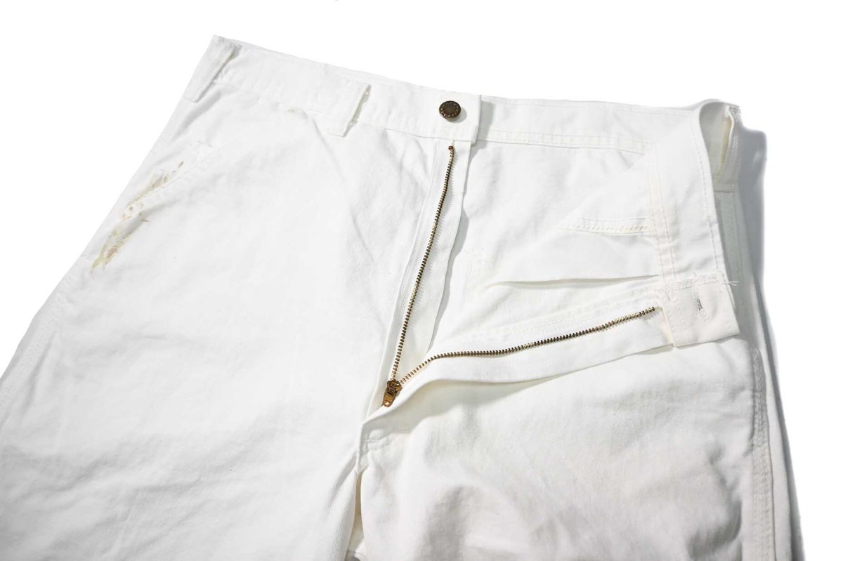 画像5: Used Stan Ray Painted Painter Pants White made in USA (5)