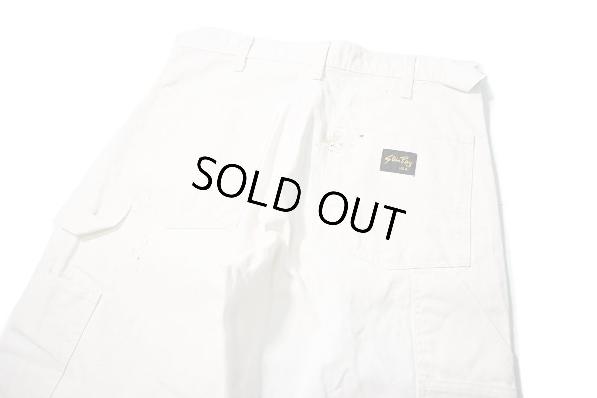 画像4: Used Stan Ray Painted Painter Pants Natural made in USA (4)