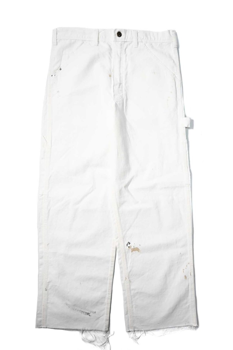 画像1: Used Stan Ray Painted Painter Pants White made in USA (1)