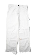 画像1: Used Stan Ray Painted Painter Pants White made in USA (1)