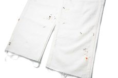 画像3: Used Stan Ray Painted Painter Pants White made in USA (3)