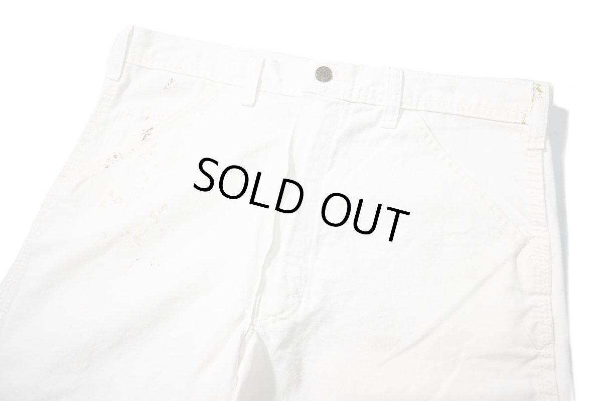 画像2: Used Stan Ray Painted Painter Pants White made in USA (2)