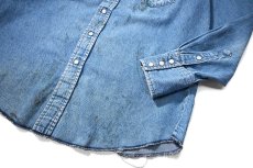 画像3: 90s Used Wrangler Denim Western Shirt (3)