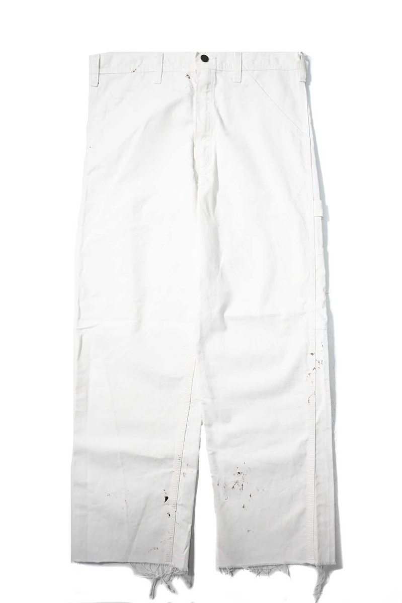 画像1: Used Stan Ray Painted Painter Pants White made in USA (1)