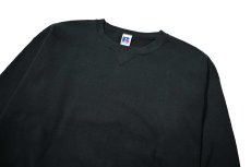 画像2: 90s Used Russell Athletic Blank Sweat Shirt Black (2)