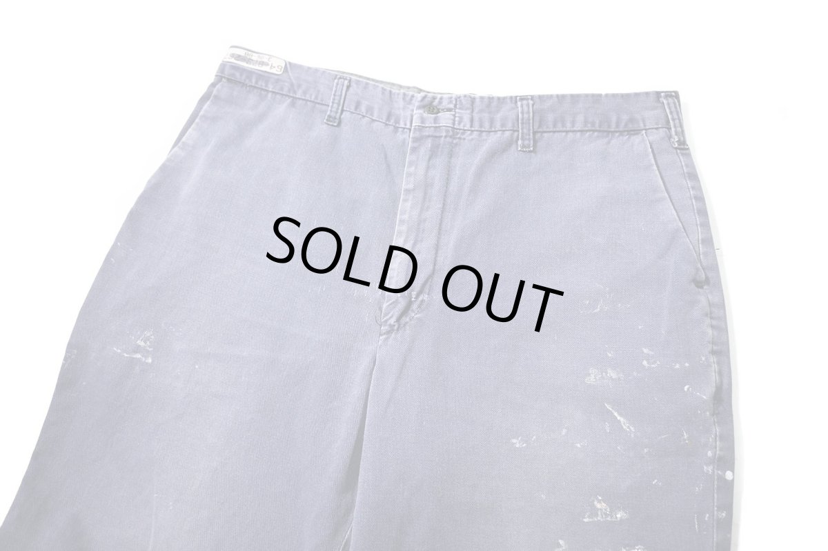 画像2: Used Painted Work Pants Navy (2)