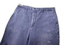 画像2: Used Painted Work Pants Navy (2)