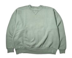 画像1: 90s Used Russell Athletic High Cotton Blank Sweat Shirt Green made in USA (1)
