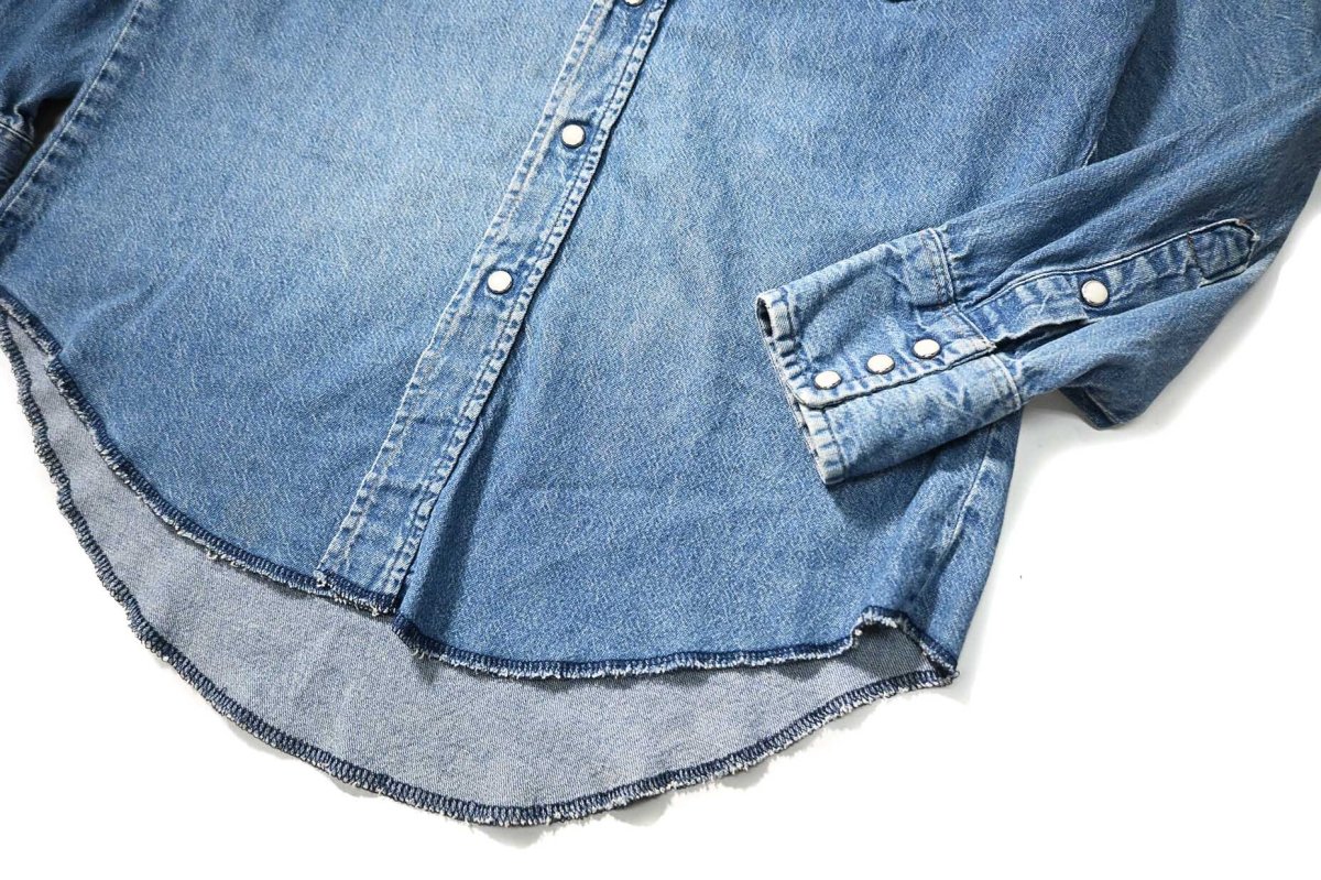 画像3: 80s Used Wrangler Denim Western Shirt made in USA (3)