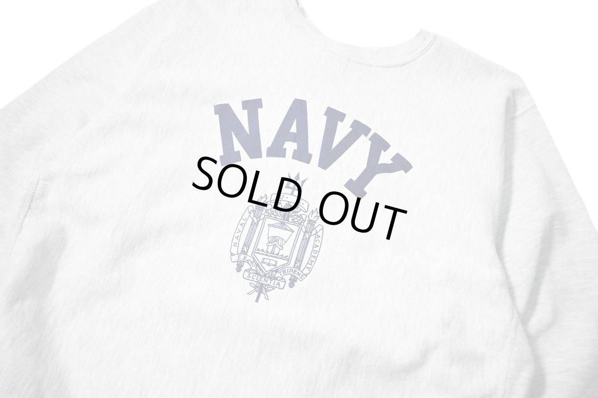 画像2: 90-00s Used USNA Sweat Shirt made in USA (2)