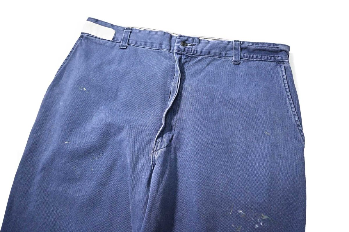 画像2: Used Painted Work Pants Navy (2)