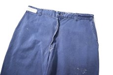 画像2: Used Painted Work Pants Navy (2)