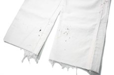 画像3: Used Stan Ray Painted Painter Pants White made in USA (3)