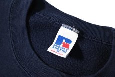 画像4: 90s Used Russell Athletic Embroidered Sweat Shirt Navy (4)