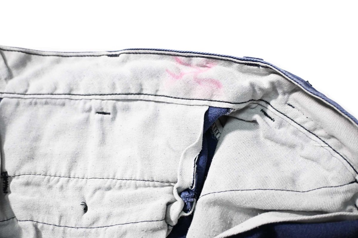 画像6: Used Painted Work Pants Navy (6)