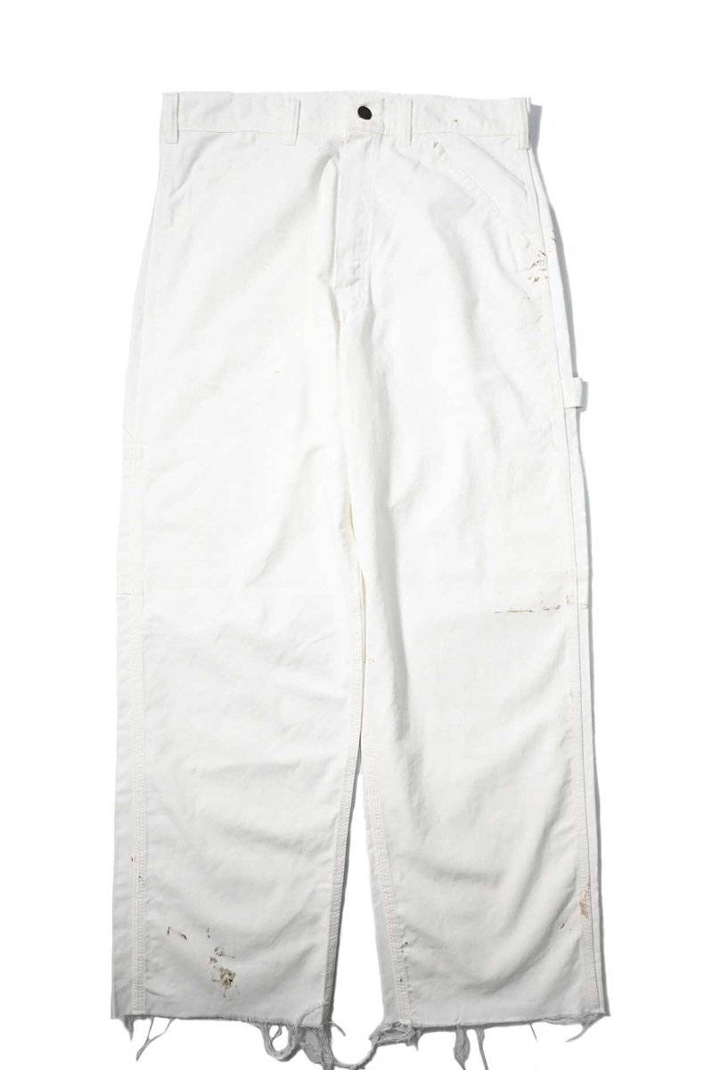 画像1: Used Stan Ray Painted Painter Pants White made in USA (1)