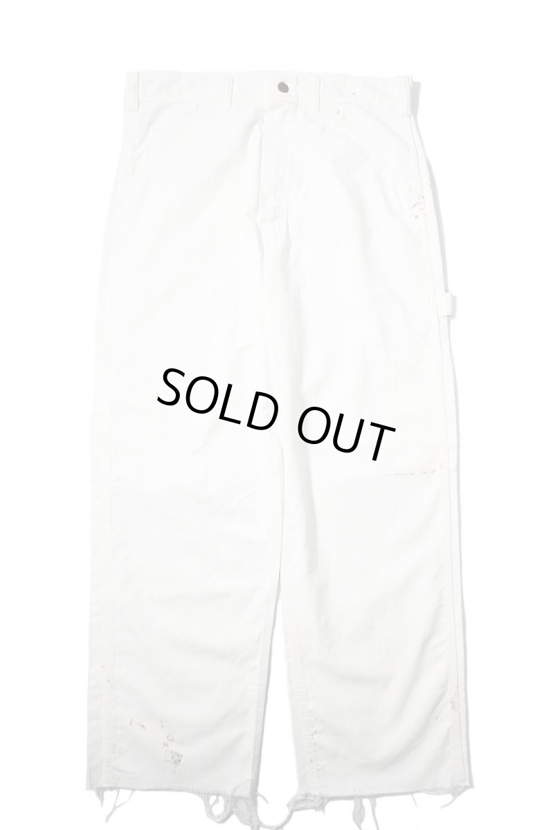 画像1: Used Stan Ray Painted Painter Pants White made in USA (1)