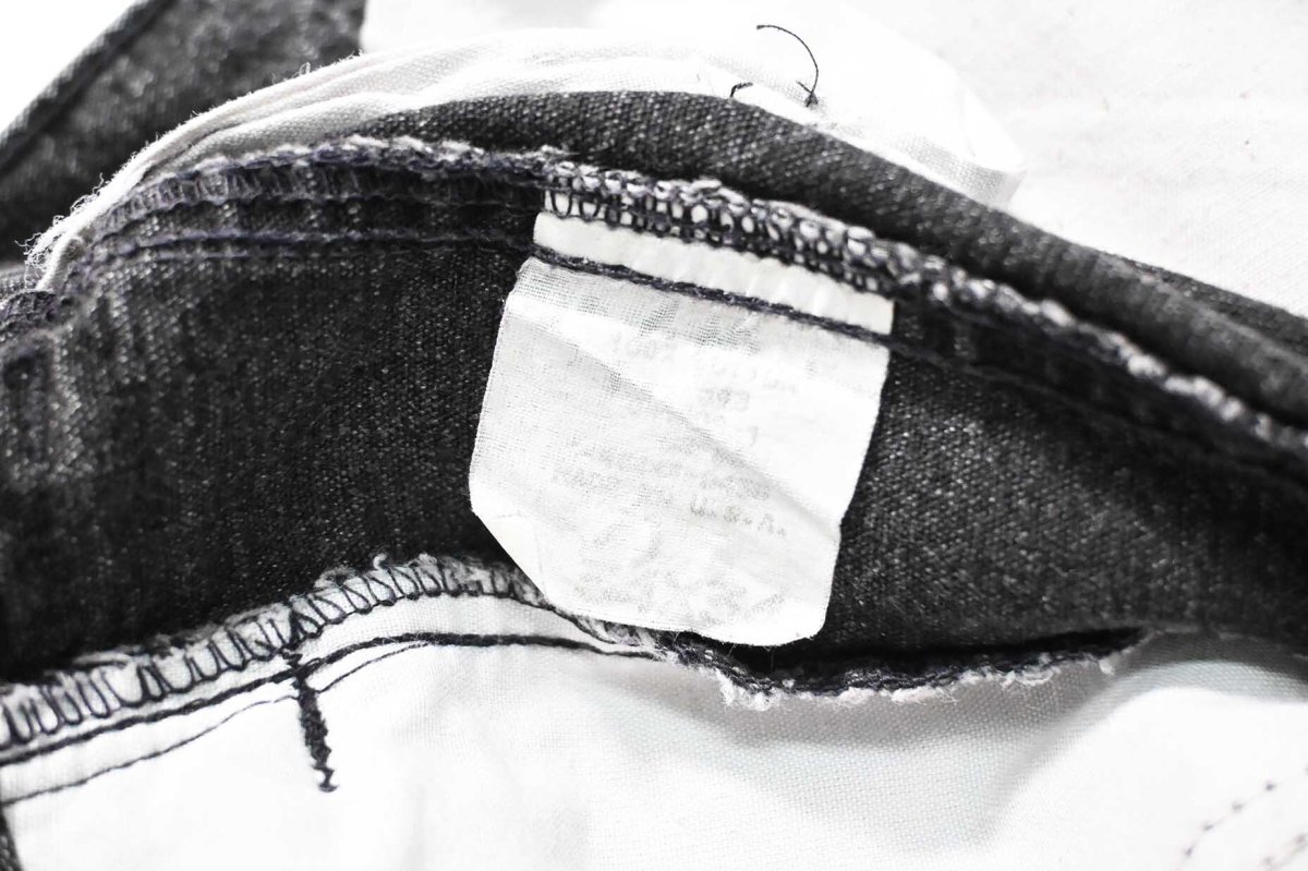 画像6: 90s Used Dockers Denim Pleated Trouser Black made in USA (6)