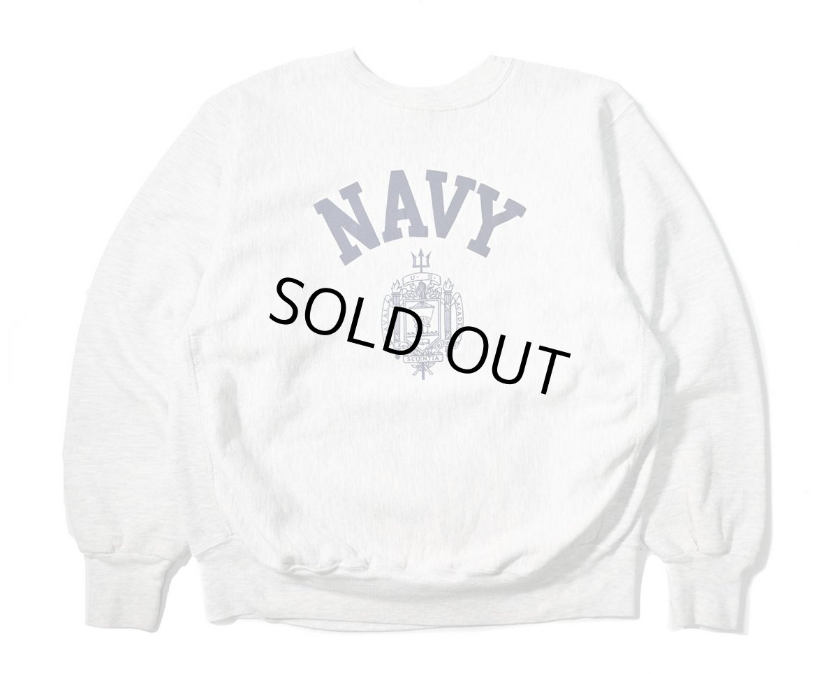 画像1: 90-00s Used USNA Sweat Shirt made in USA (1)