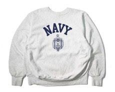 画像1: 90-00s Used USNA Sweat Shirt made in USA (1)
