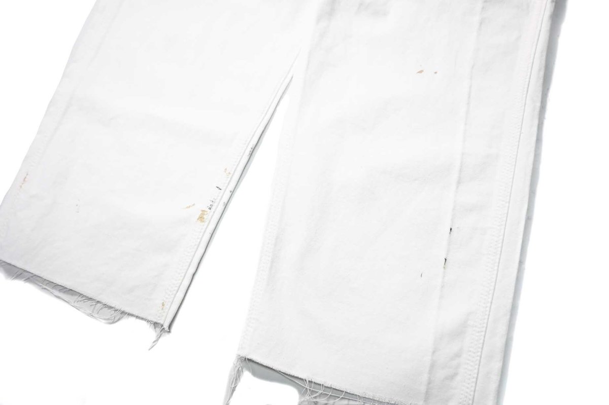 画像3: Used Stan Ray Painted Painter Pants White made in USA (3)