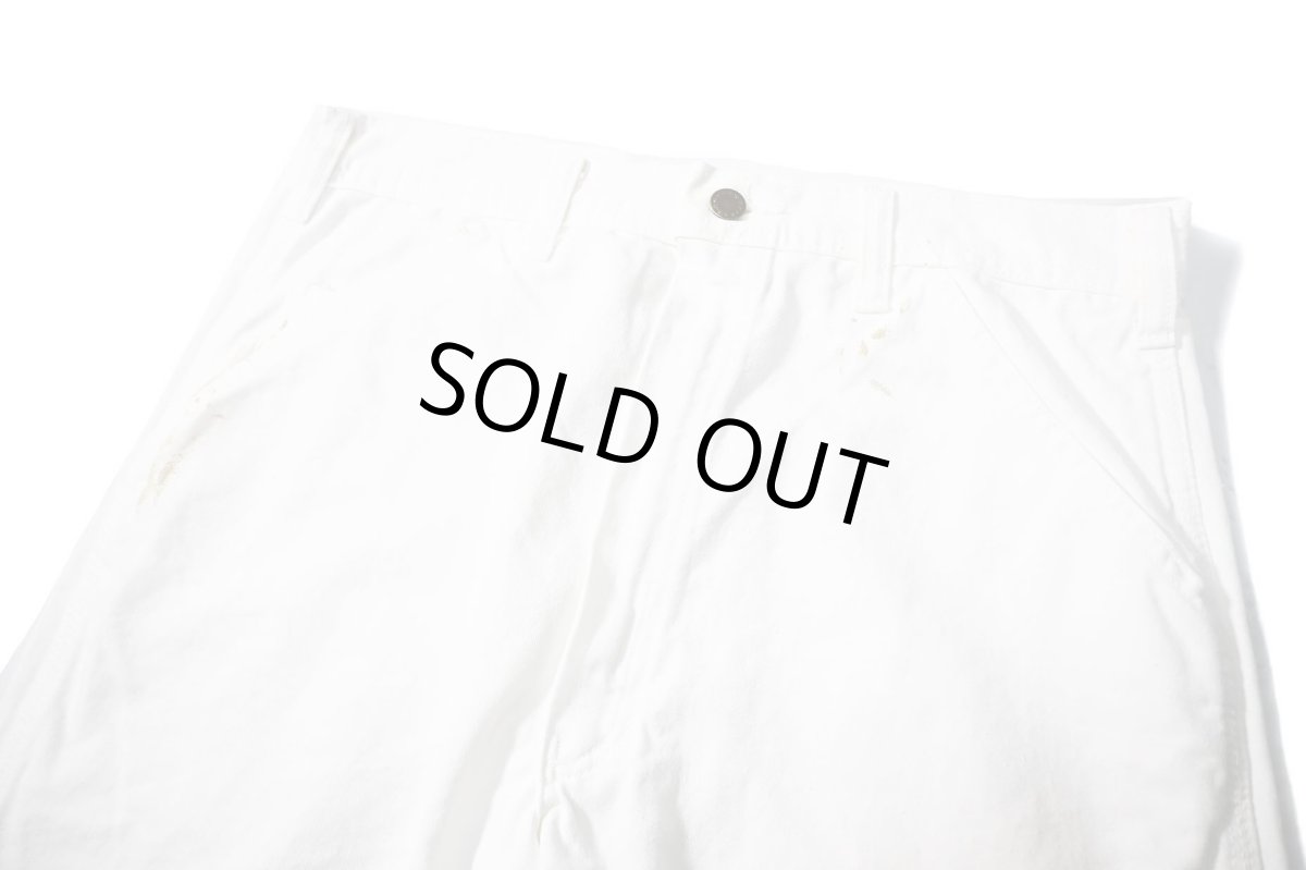 画像2: Used Stan Ray Painted Painter Pants White made in USA (2)