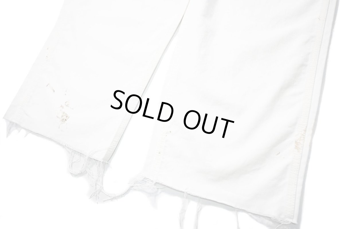 画像3: Used Stan Ray Painted Painter Pants White made in USA (3)