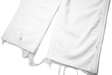 画像3: Used Stan Ray Painted Painter Pants White made in USA (3)