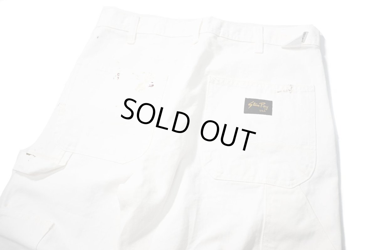 画像5: Used Stan Ray Painted Painter Pants White made in USA (5)