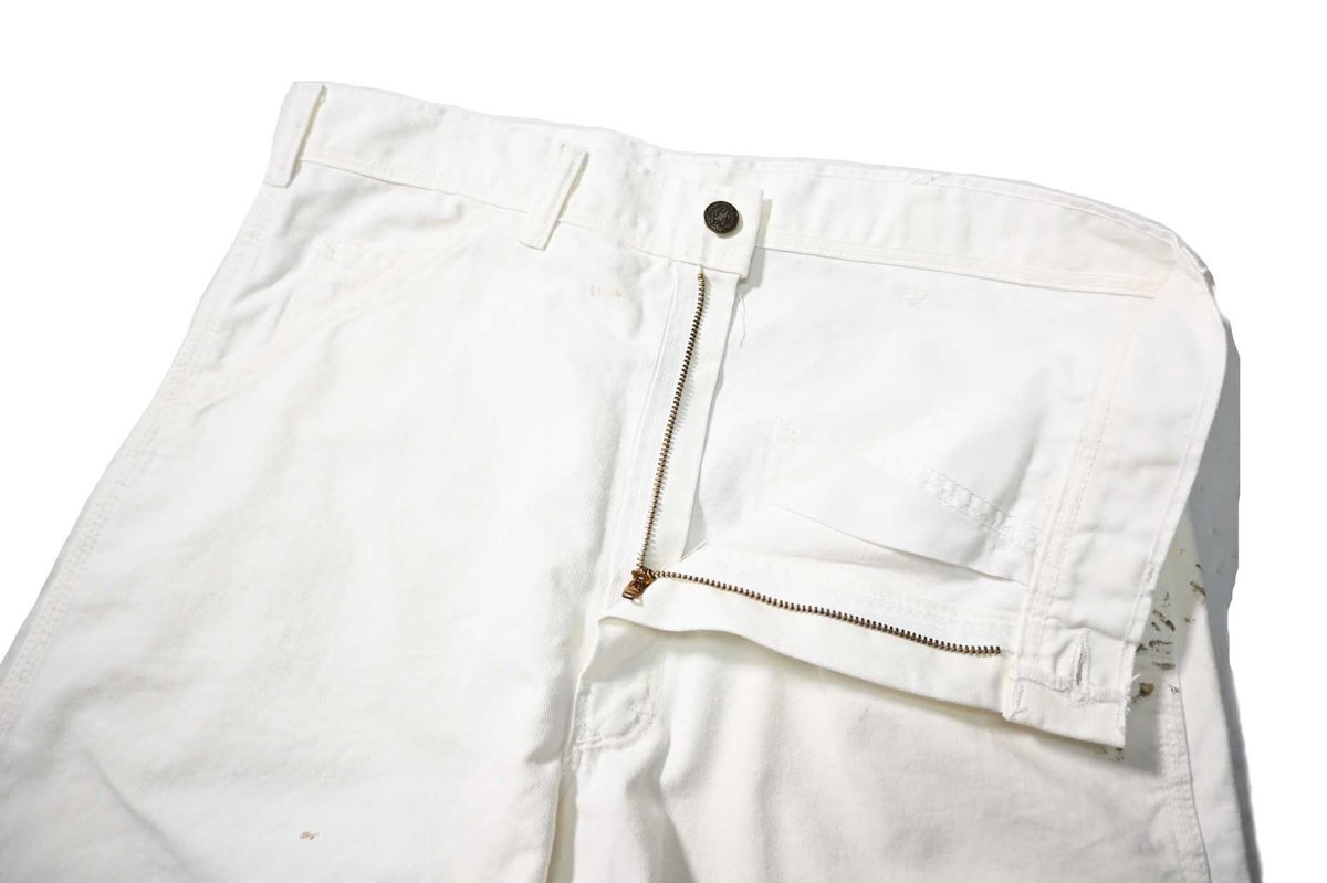 画像5: Used Stan Ray Painted Painter Pants White made in USA (5)