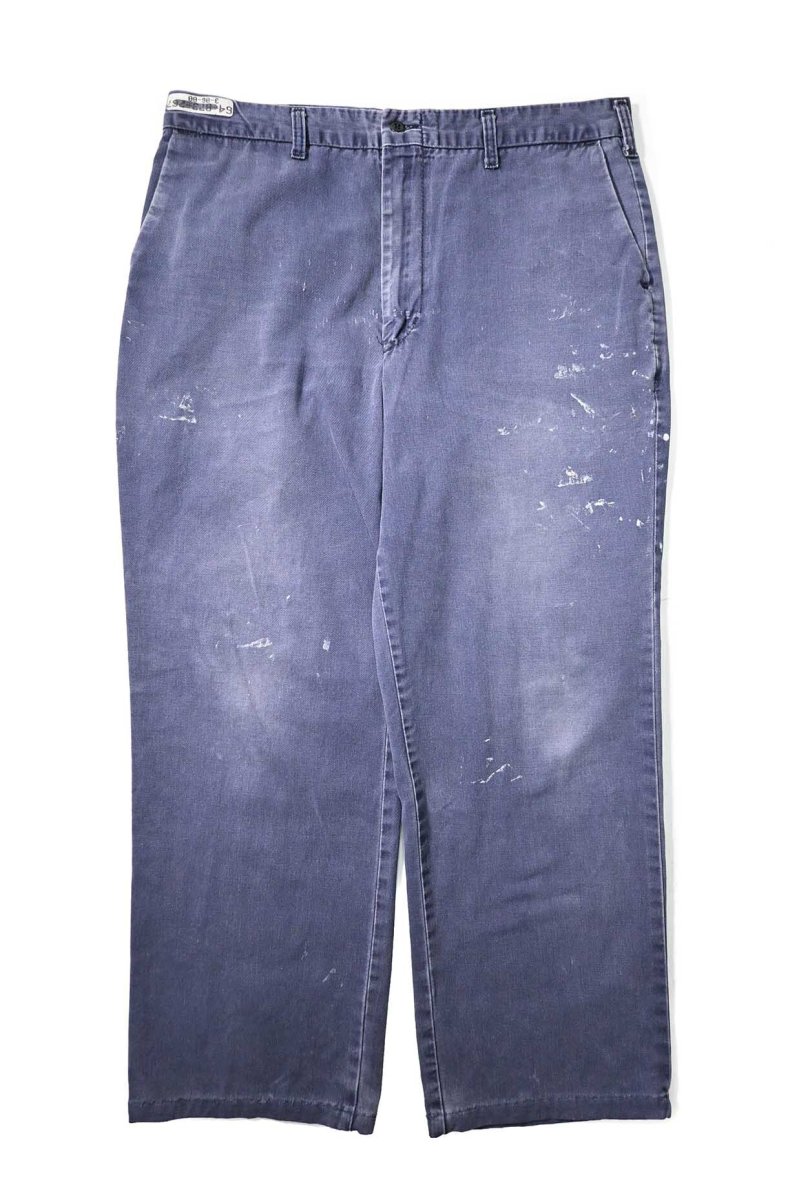 画像1: Used Painted Work Pants Navy (1)