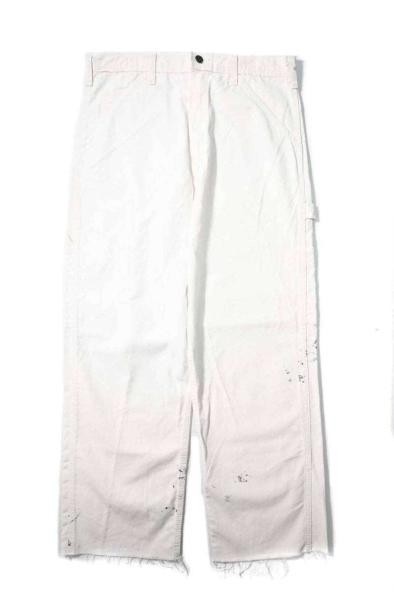 画像1: Used Stan Ray Painted Painter Pants Natural made in USA (1)
