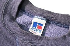 画像4: 90s Used Russell Athletic Blank Sweat Shirt Purple made in USA (4)