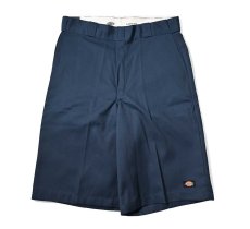 画像1: 00s Deadstock Dickies 42283NV 13Inch Multi-Use Pocket Work Short Navy (1)